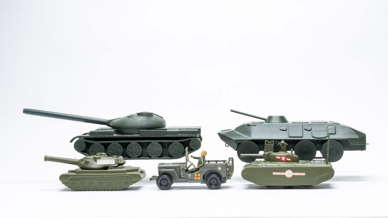 Military Vehicle Group of 5 Toys (1 of 2)