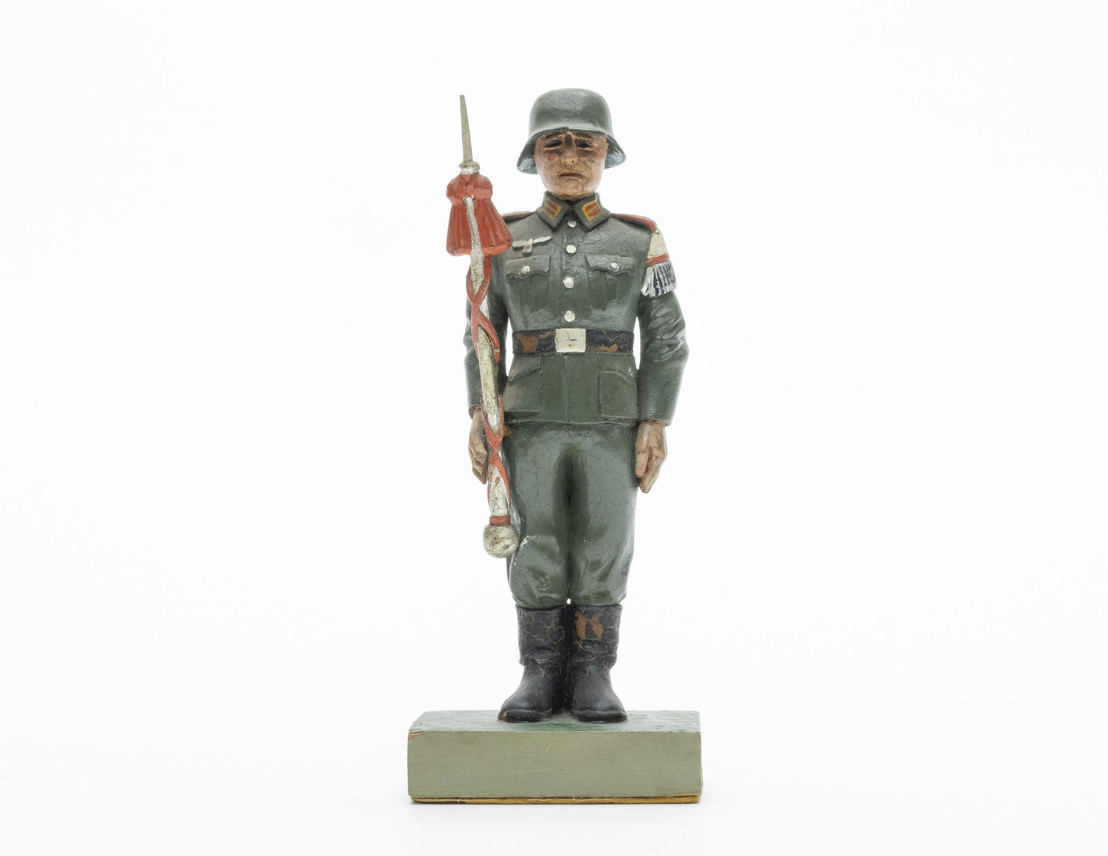 Folk Art Tom Jones Military Figure Carving (1 of 2)