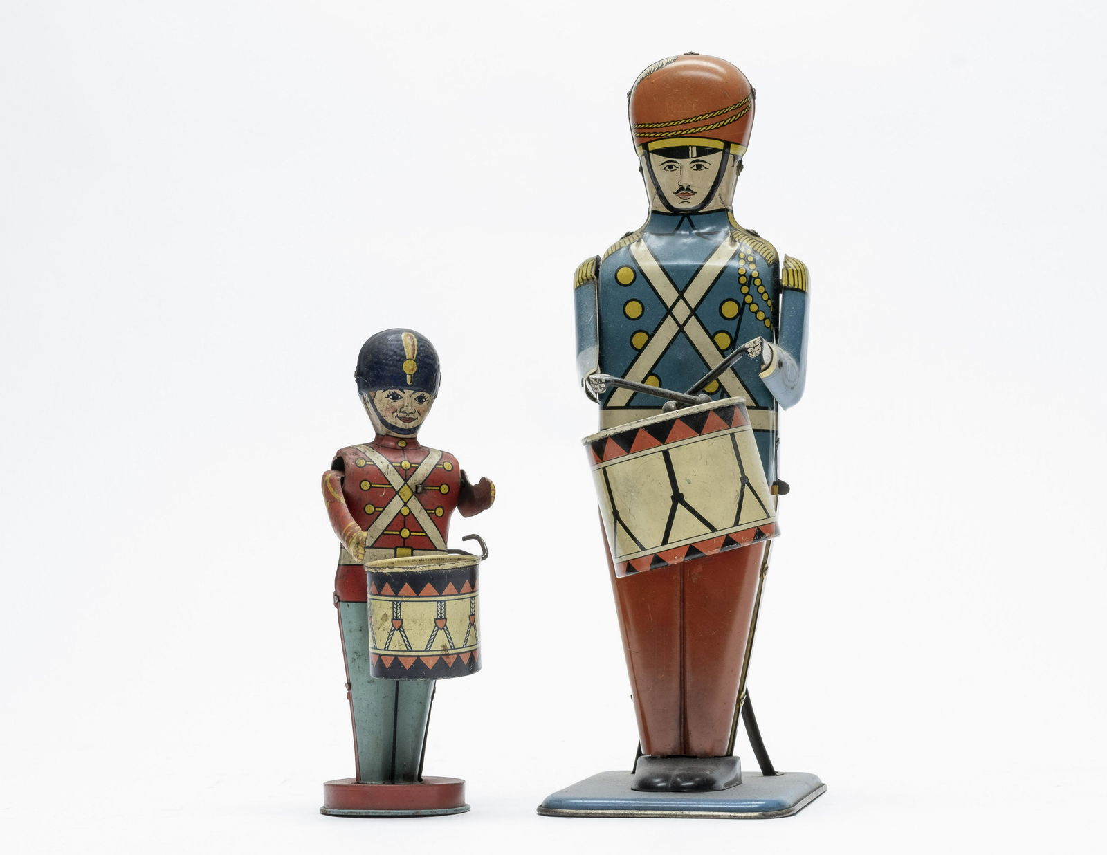 Two Windup Tin Drumming Men (1 of 2)