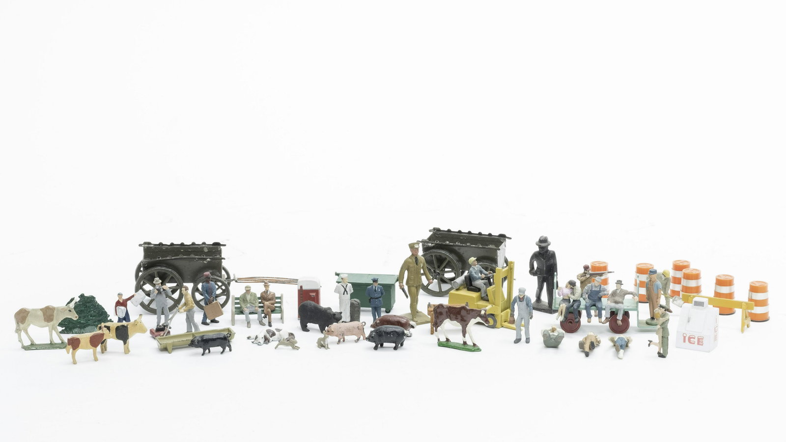 Large Group of Assorted Civilian Figures (1 of 1)