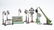 Train Accessories Lamps, Billboards