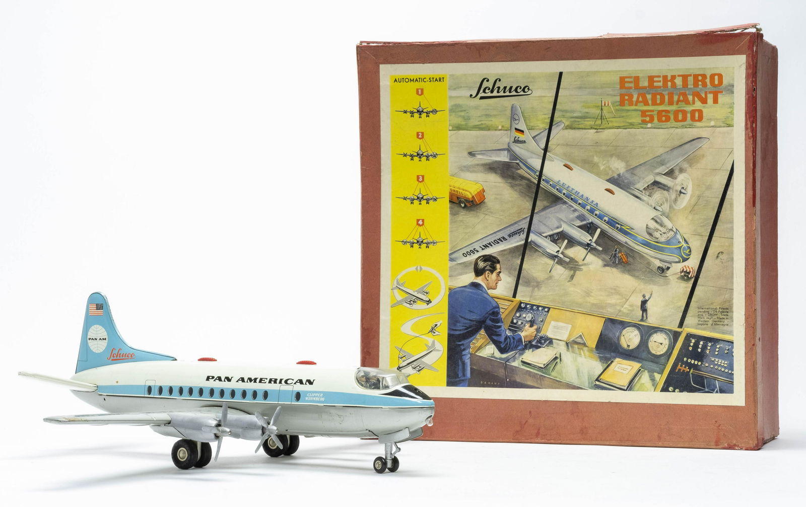 Schuco Elektro Radiant 5600 Pan Am with Box (1 of 4)