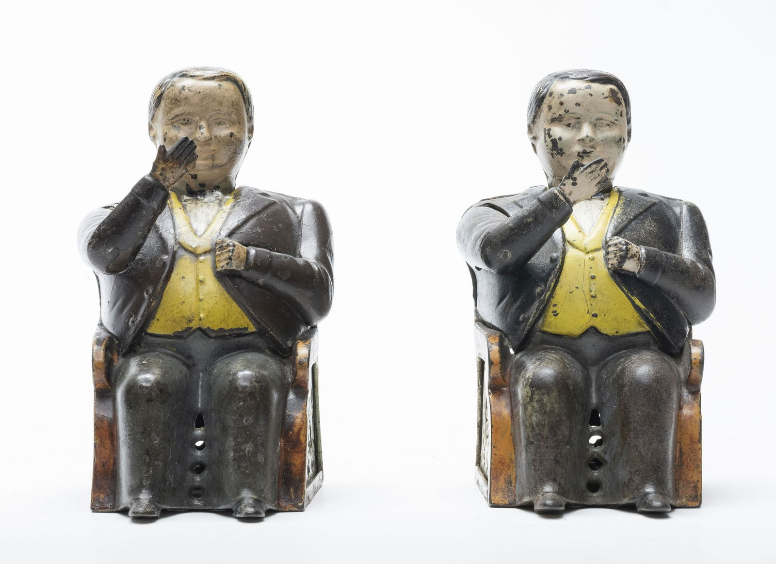 Two Tammany Cast Iron Mechanical Banks (1 of 5)