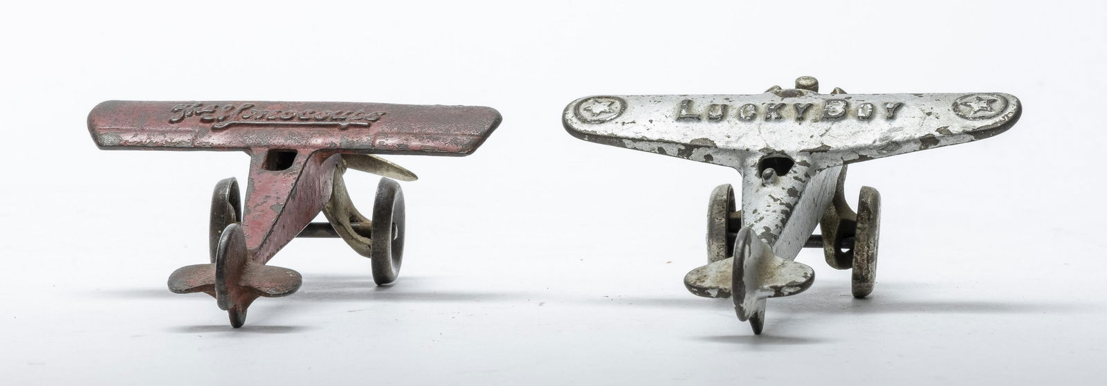 Hubley & Arcade Cast Iron Airplane Toys (1 of 4)