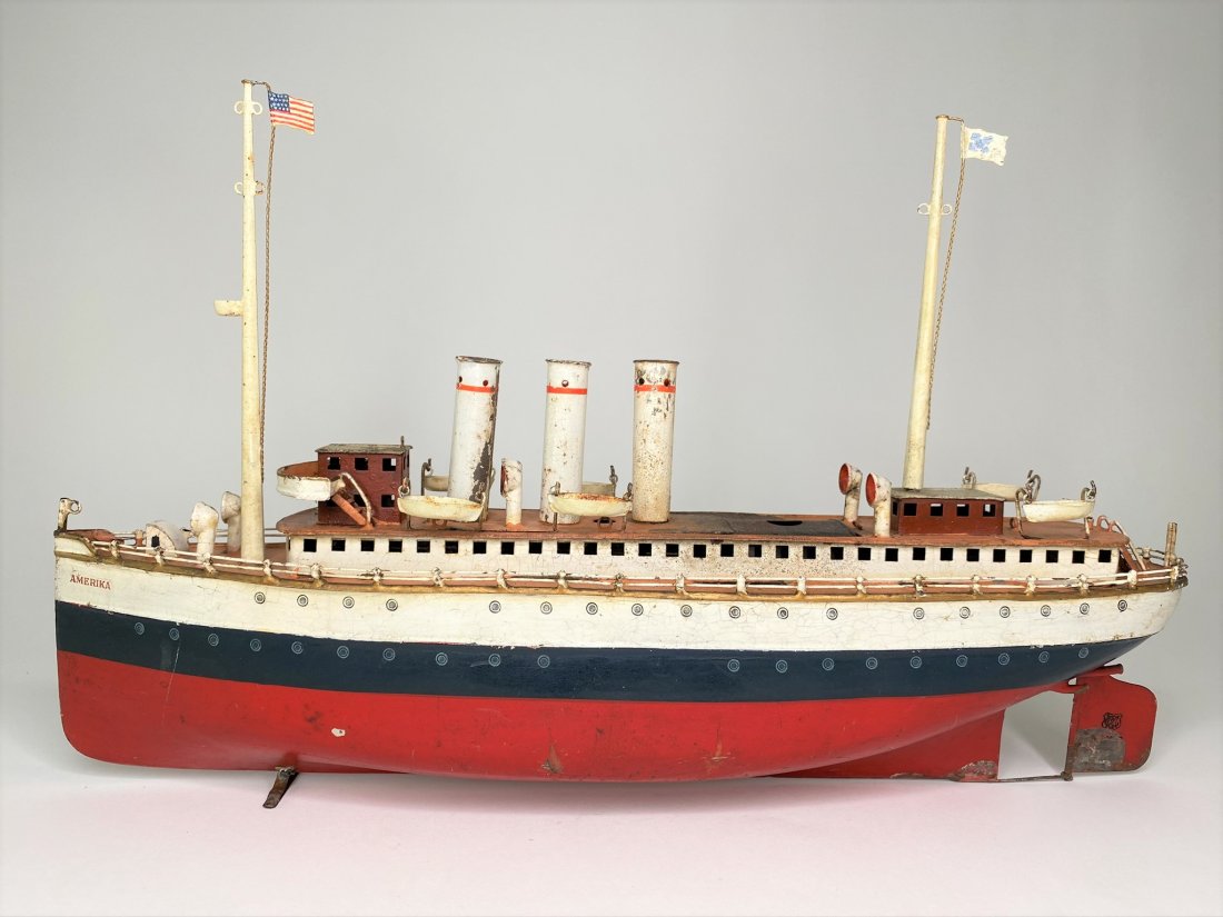 Marklin Live Steam Amerika Boat - Ocean liner (1 of 3)