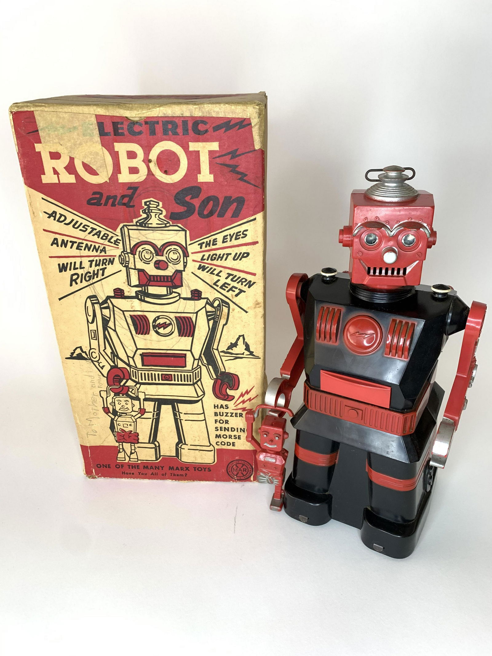 Electric Robot and Son Marx Toy (1 of 3)