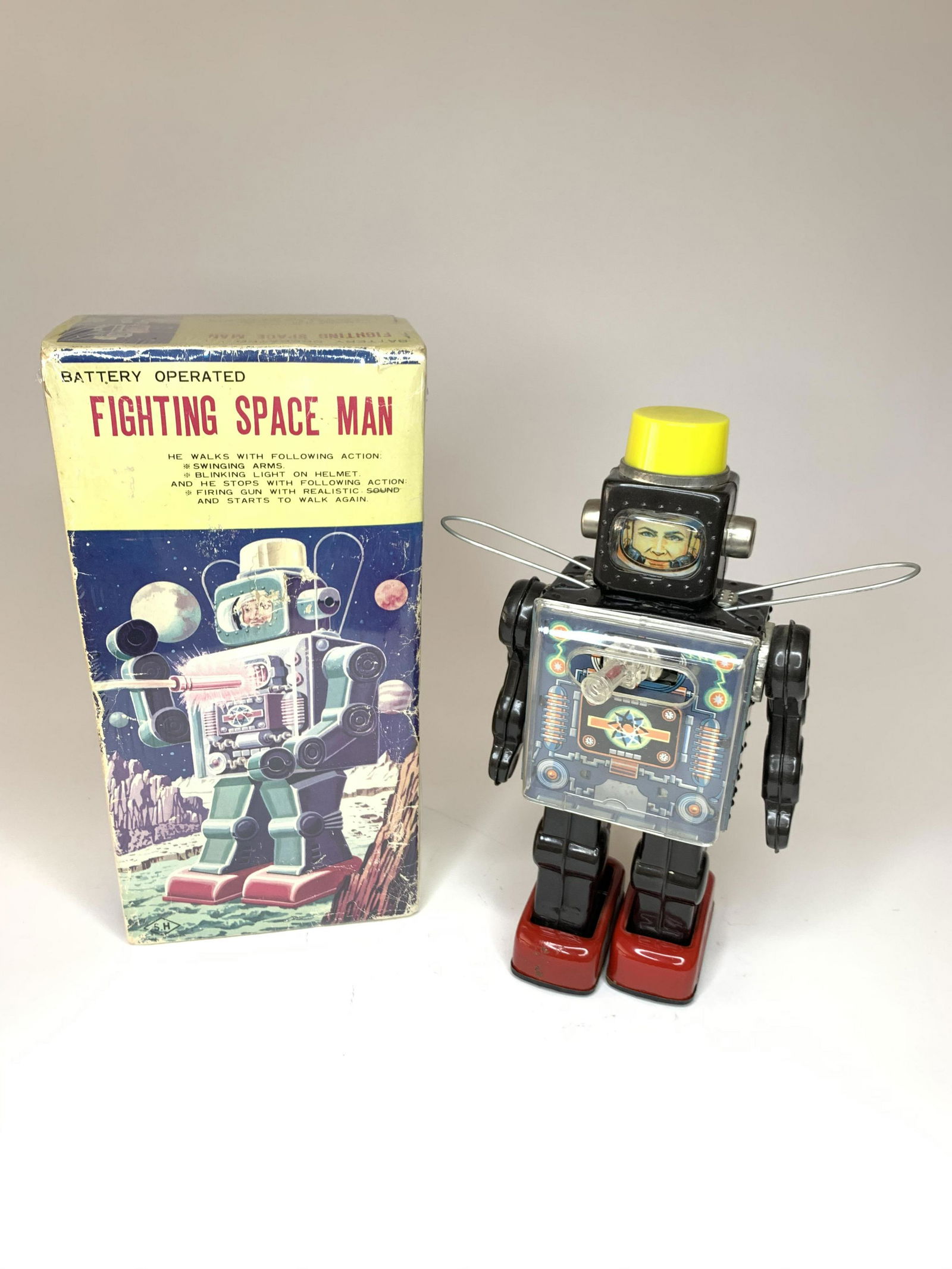 Battery Operated Fighting Space Man (1 of 3)