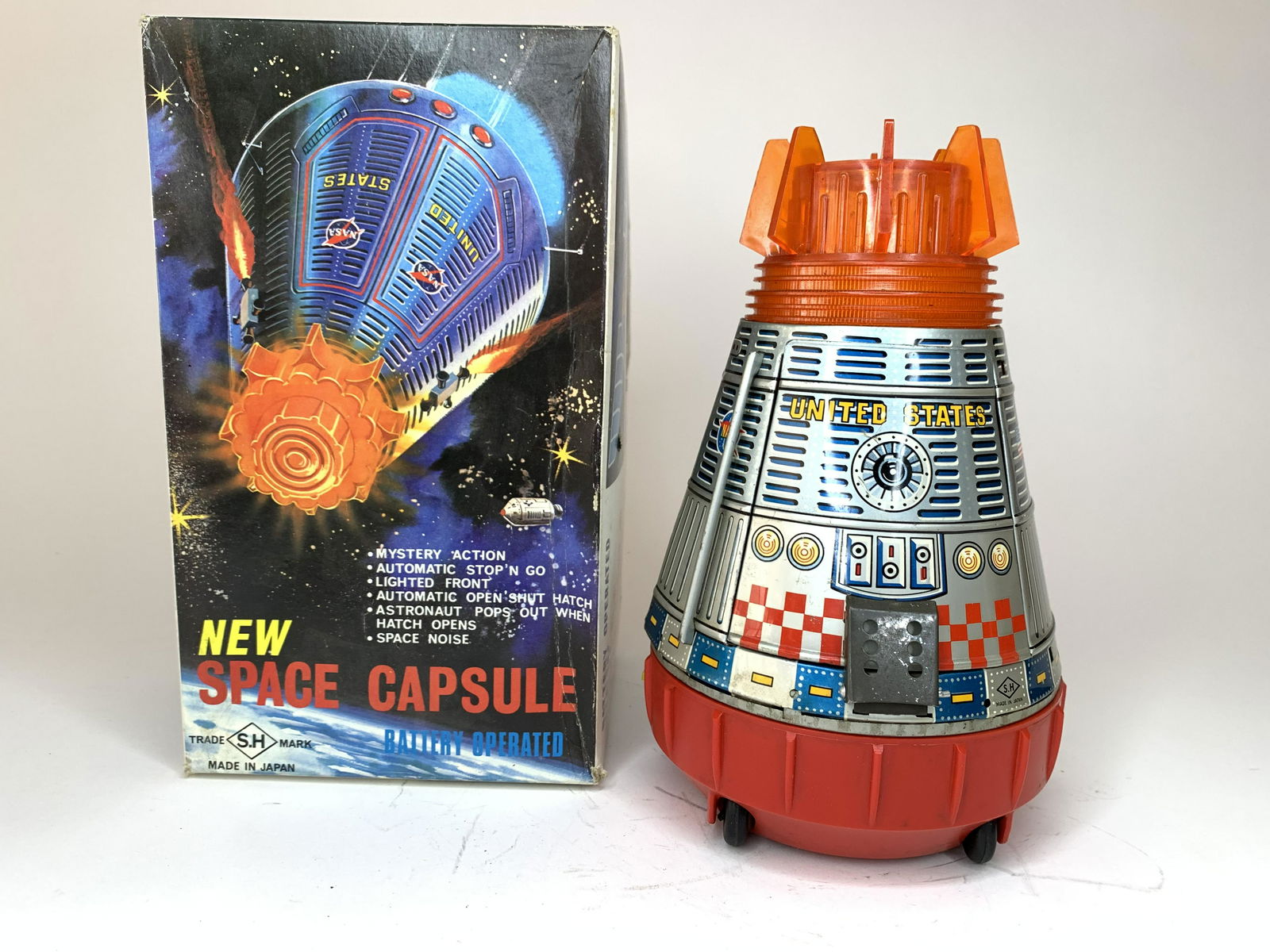 NASA Space Capsule with Astronaut and Box (1 of 3)