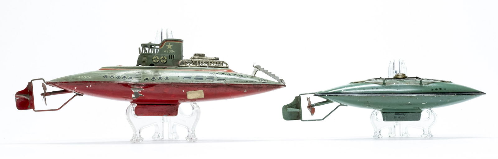Two German Tin Windup Submarines (1 of 4)