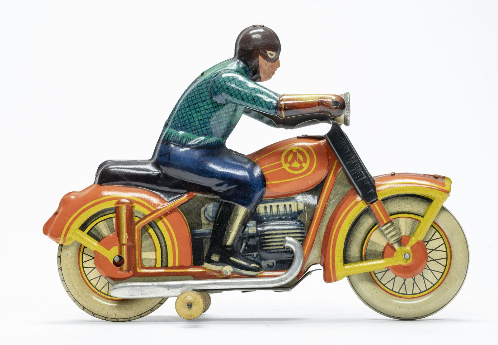 Russian Windup Tin Motorcycle (1 of 5)