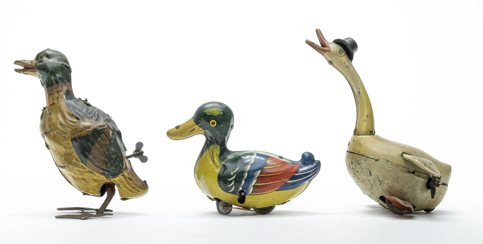 Three Windup Bird Tin Toys (1 of 4)