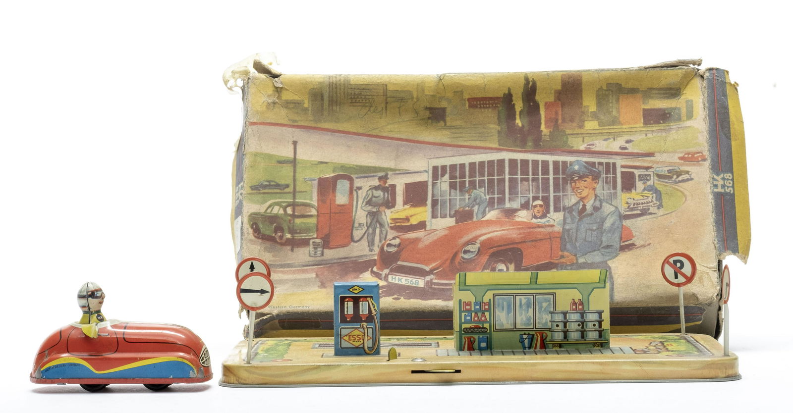 Western German Car at Gas Toy Station (1 of 2)