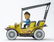 Hubley Mr. Magoo Jalopy Battery Op