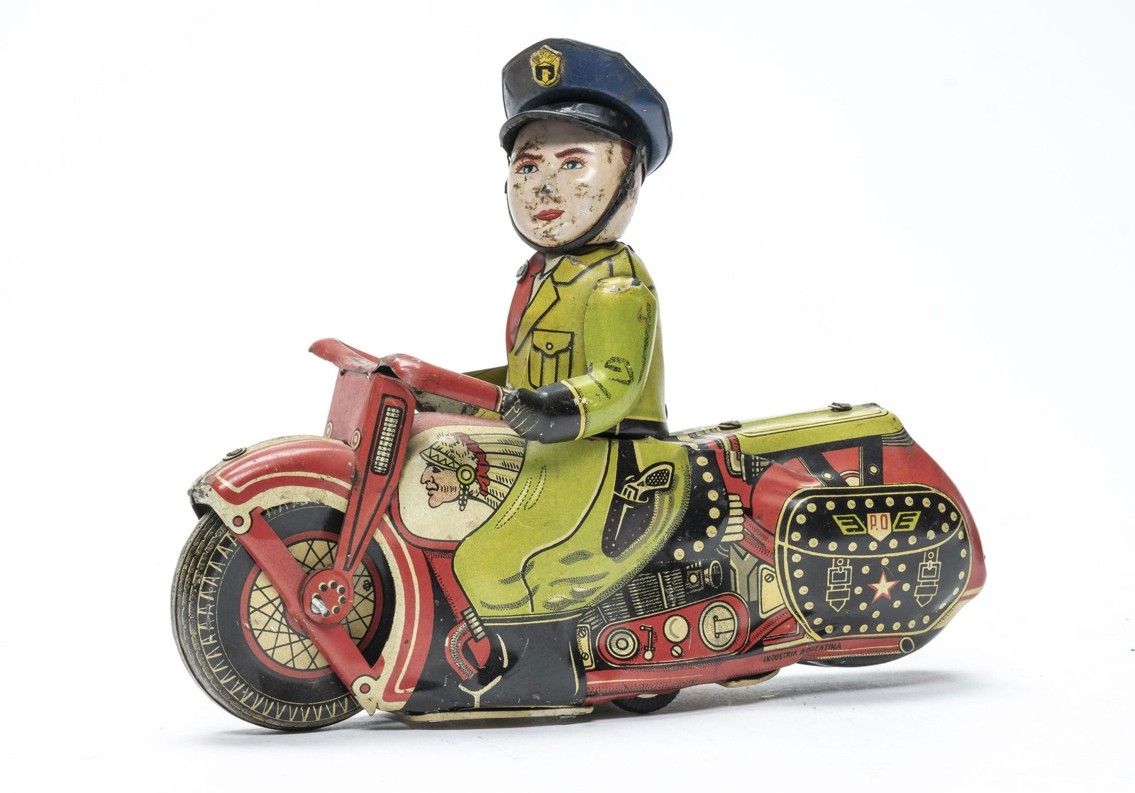 Argentine Police Motorcycle Rare (1 of 4)