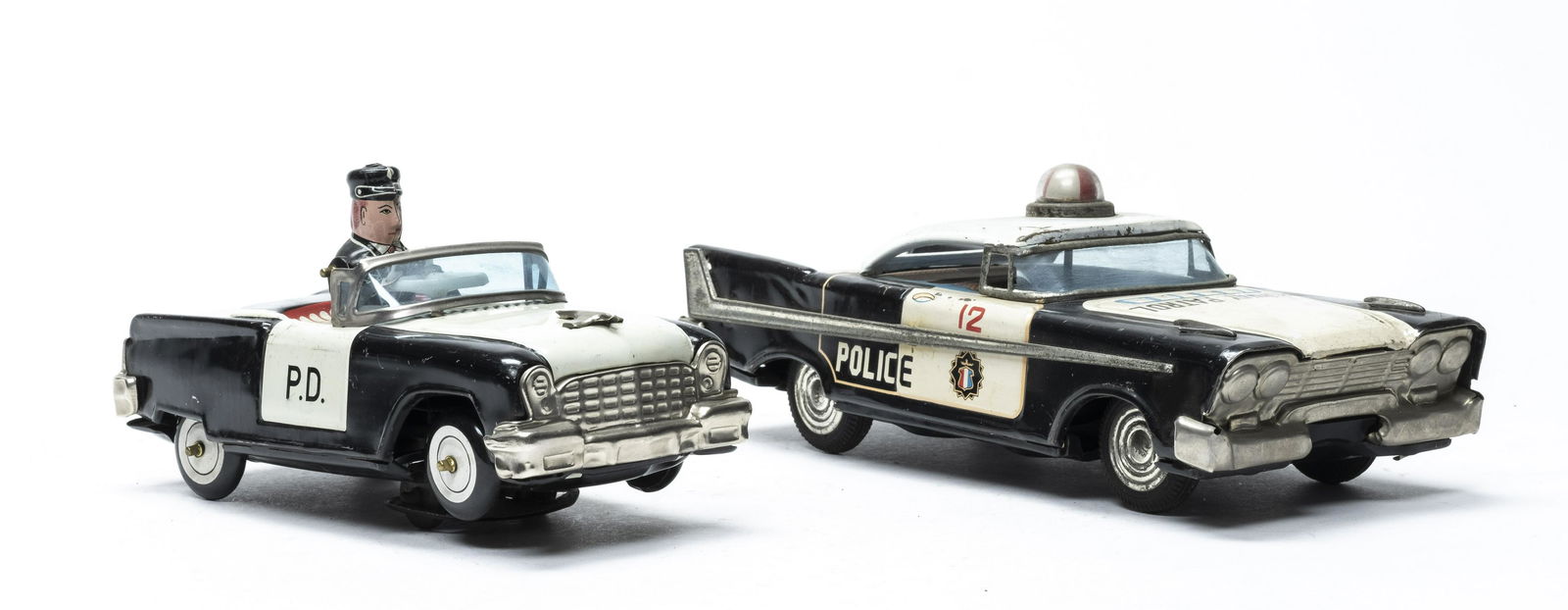 Two Friction Operated Police Cars (1 of 4)