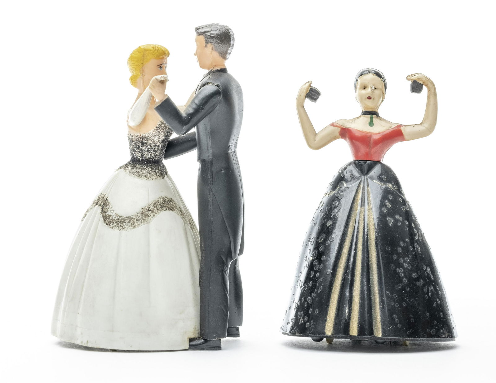 HYE Dancing Toys: Italian 1960's. 5" Tall. Worked when tested. Made of Tin. Fine / Very Fine Condition. No key.