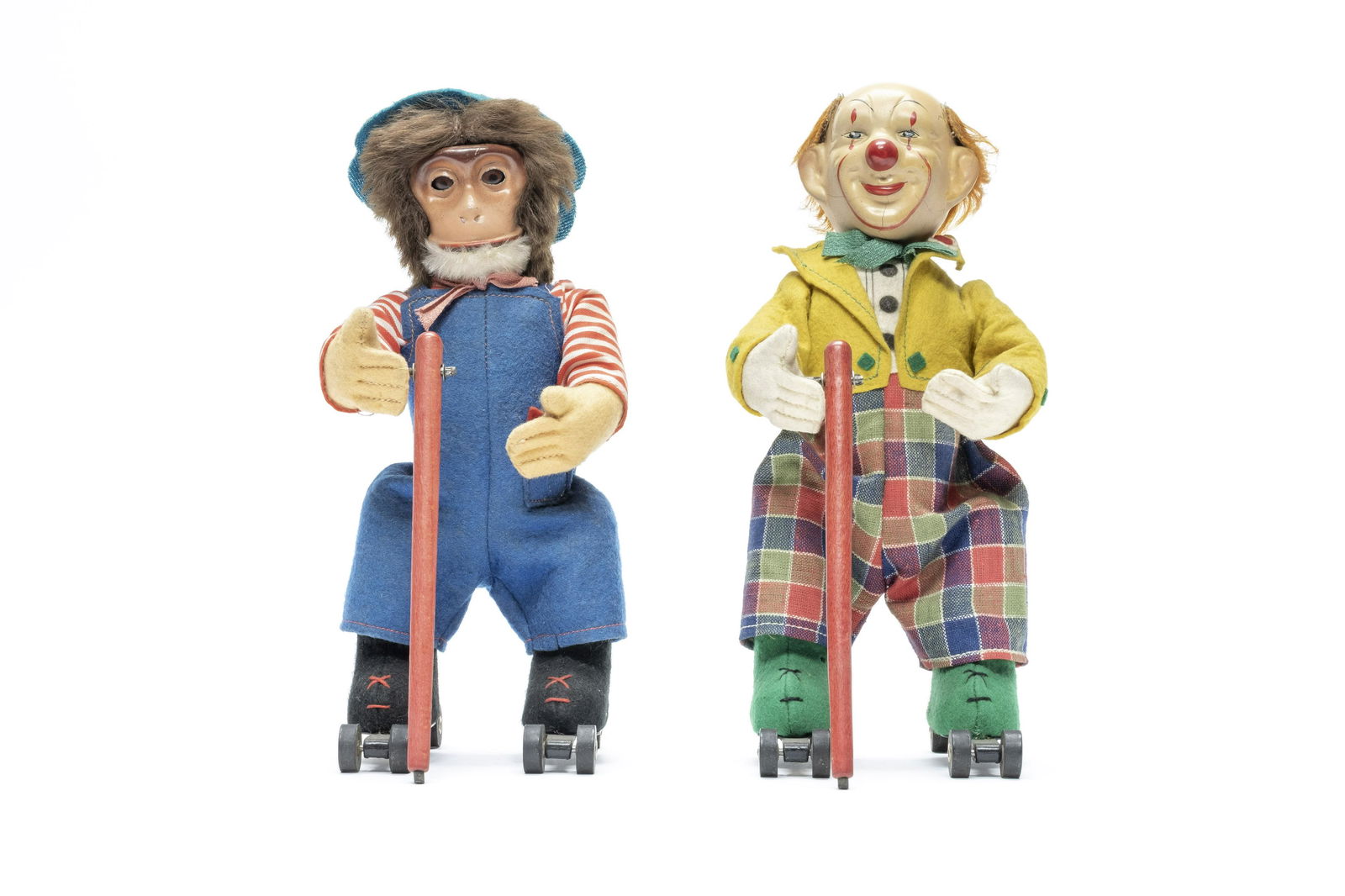 Schuco "Rolly" Toy Monkey & Clown (1 of 4)