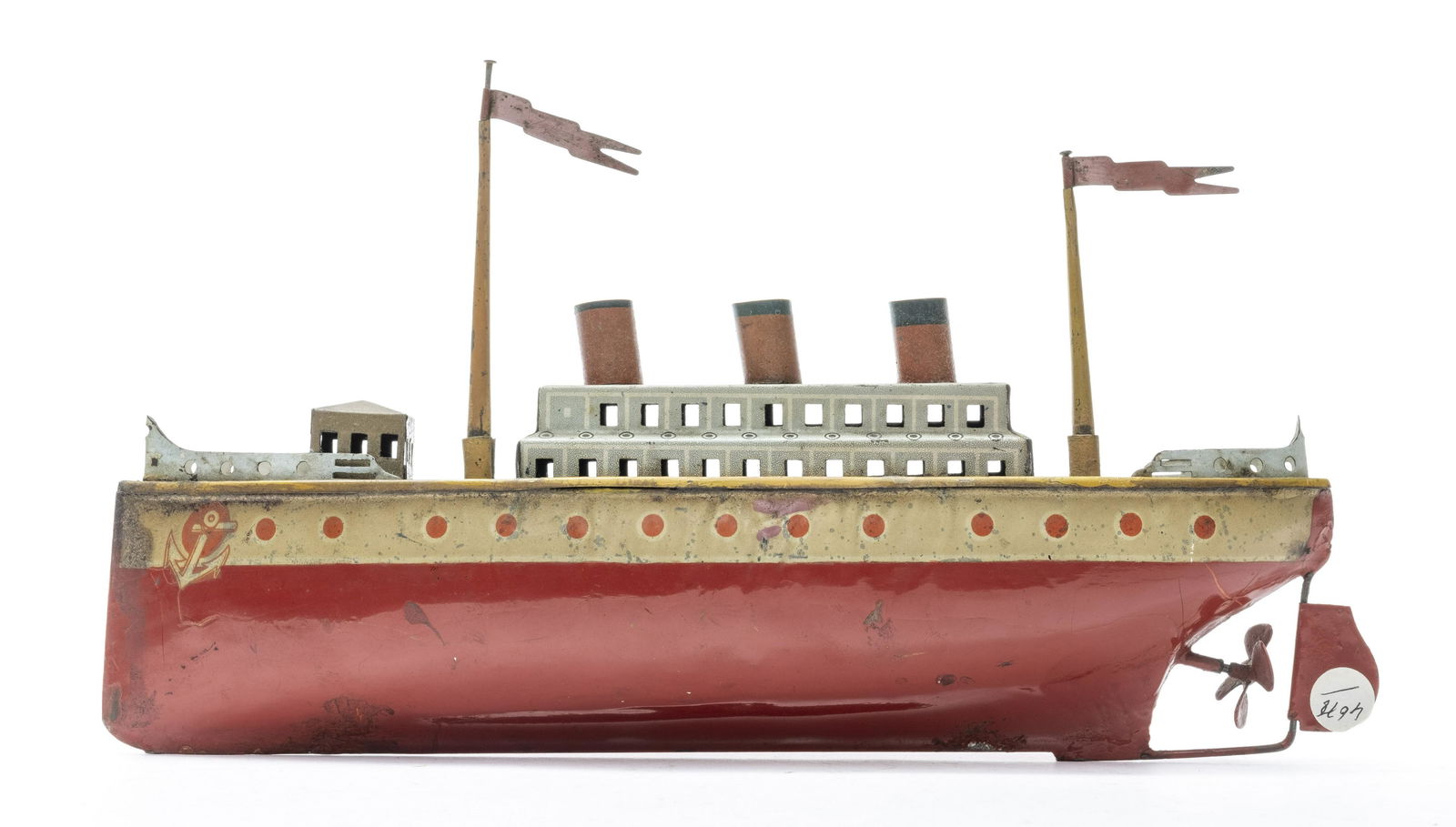Three Funnel Ocean Liner (1 of 2)