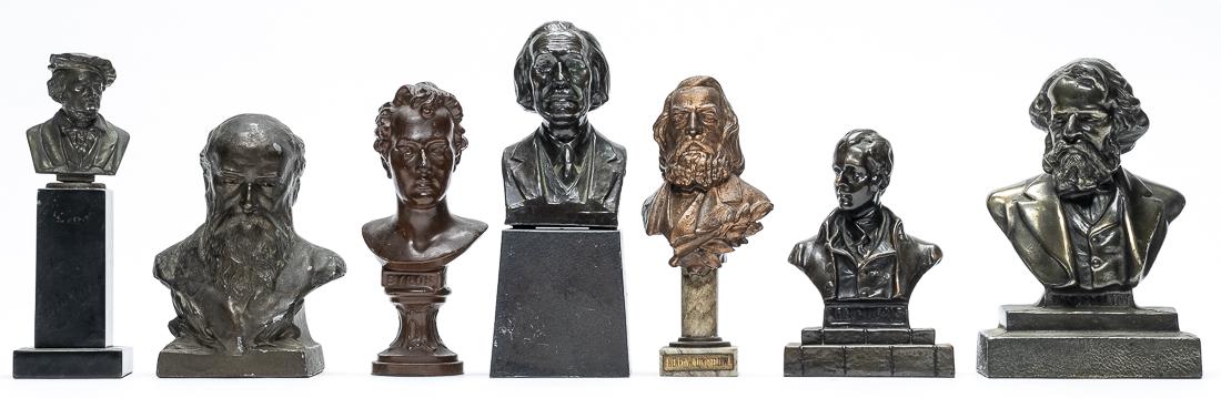 Seven Literary Themed Souvenir Busts (1 of 2)