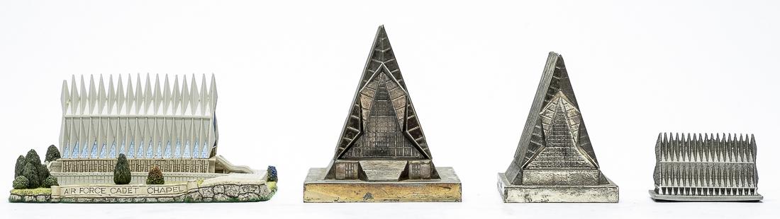 Four "Air Force Cadet Chapel" Souvenirs (1 of 3)
