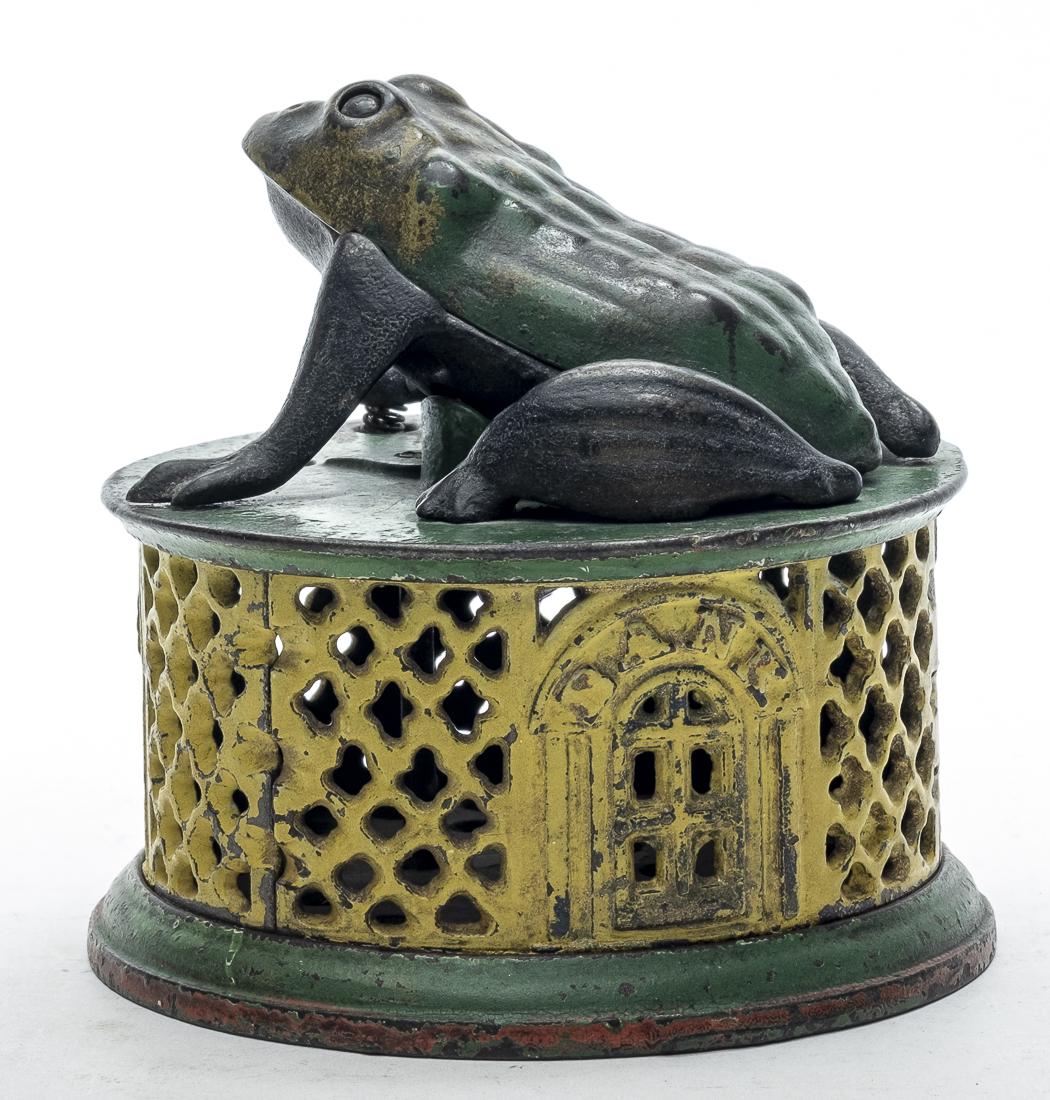 Frog on Lattice Iron Bank (1 of 4)