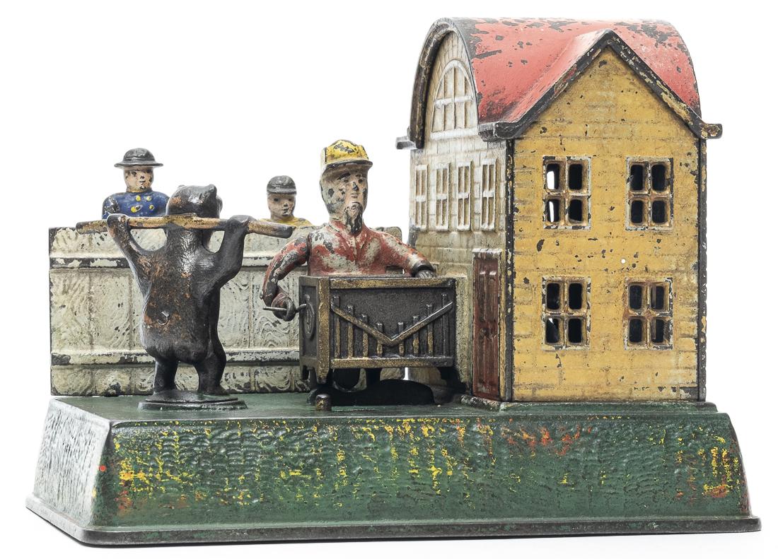 Organ Grinder & Performing Bear Iron Bank (1 of 6)