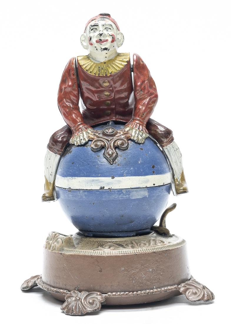 Acrobatic Clown and Globe Iron Bank (1 of 4)