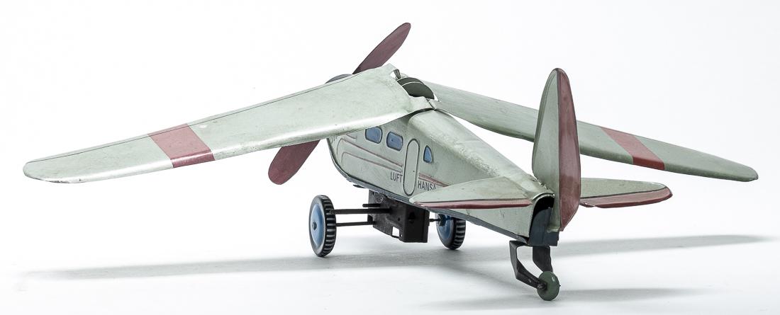 Lufthansa Airplane Windup Toy (1 of 5)