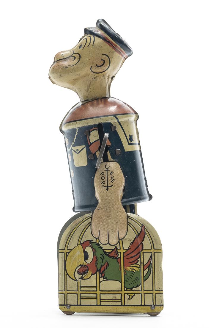 Popeye with Parrot Cages Windup Toy (1 of 4)
