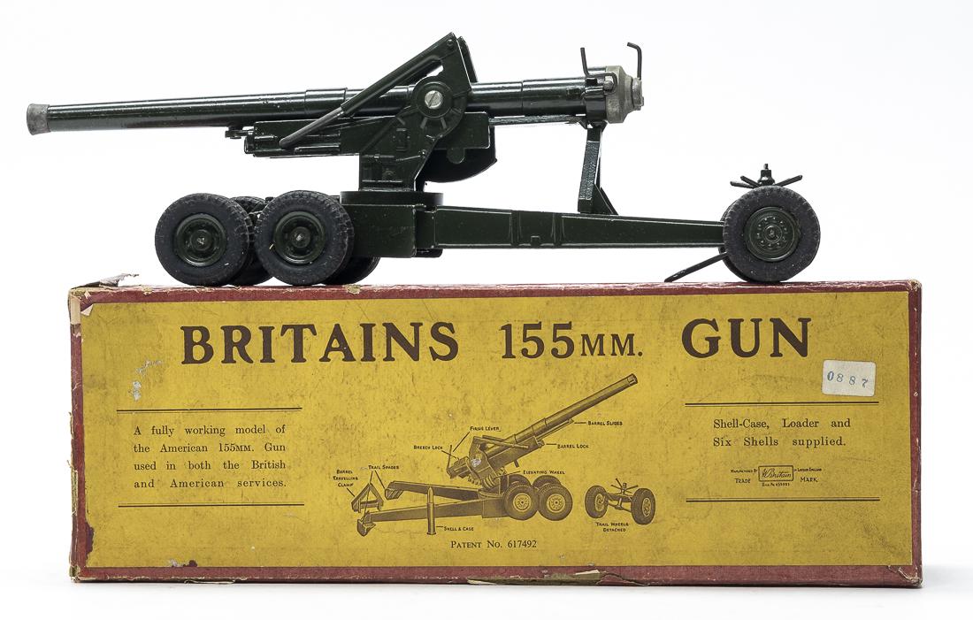 Britains 155mm Cannon with Box (1 of 4)