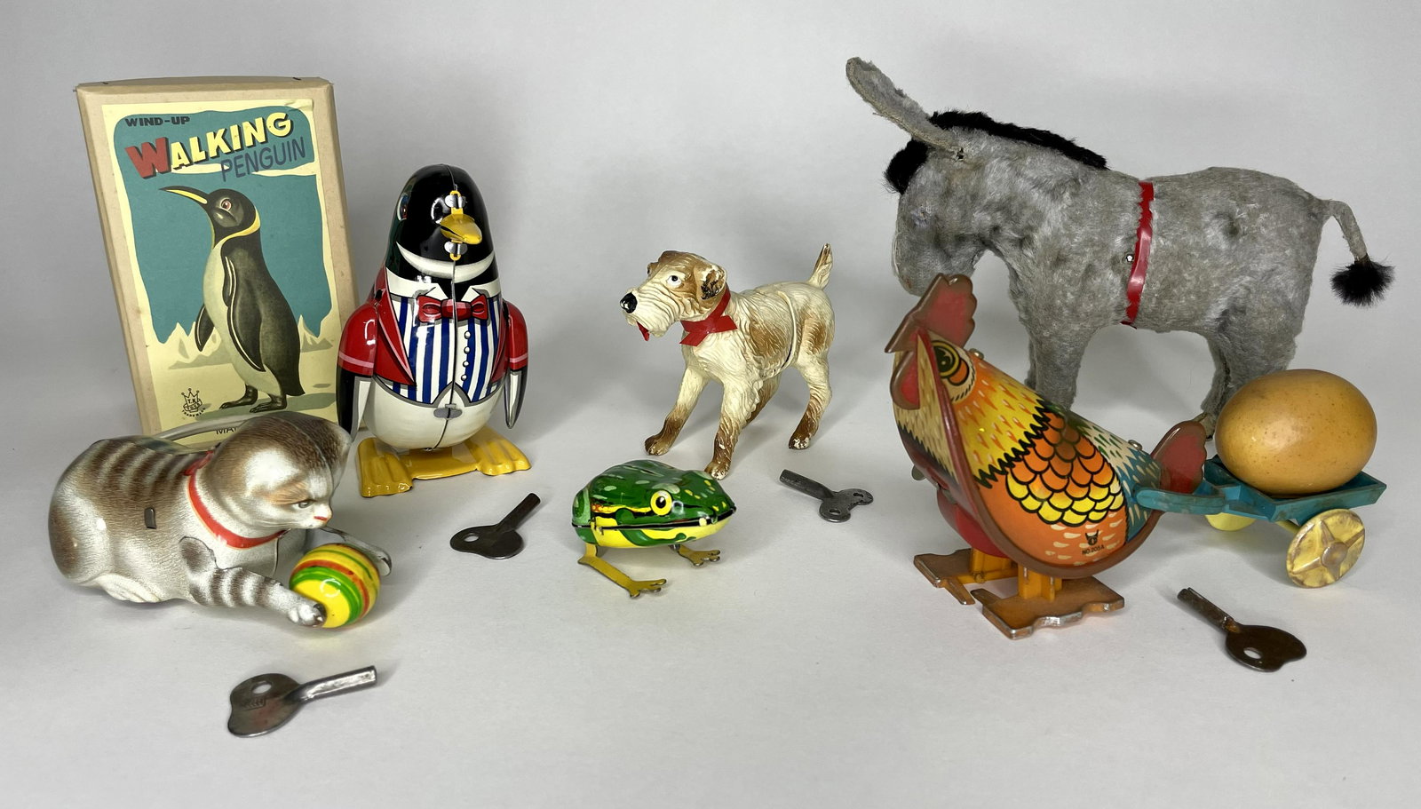 Lot of Six Wind-Up Toys (1 of 2)