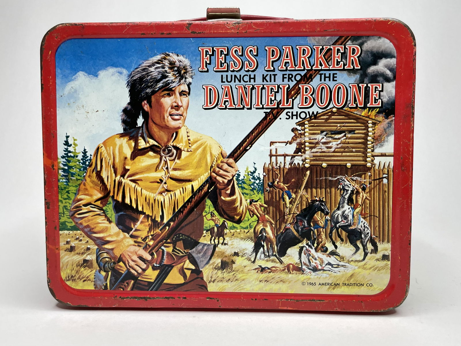 Fess Parker Lunch Kit Daniel Boone Show (1 of 2)