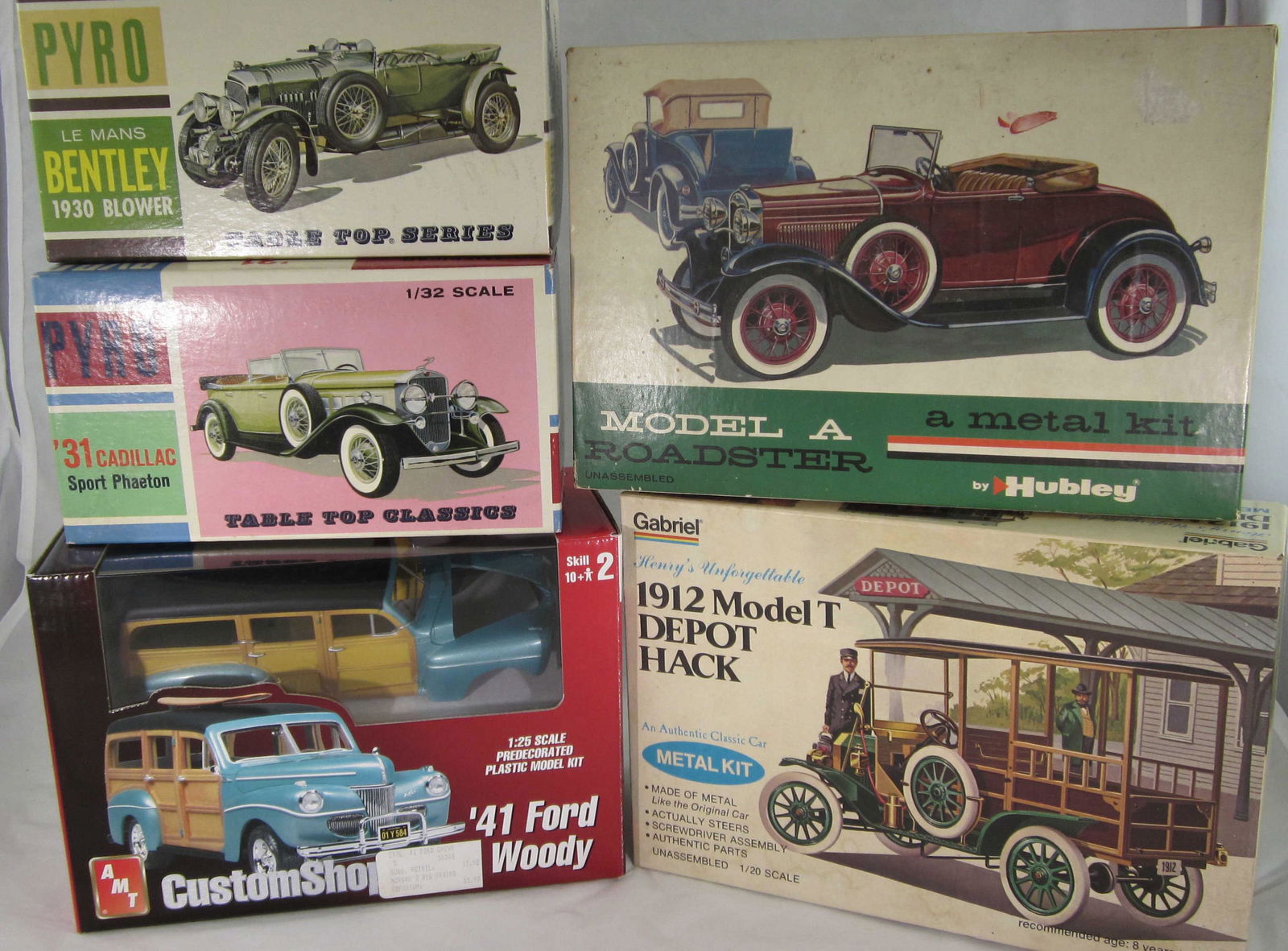 Die-cast And Plastic Model Car Kit Assortment (1 of 6)