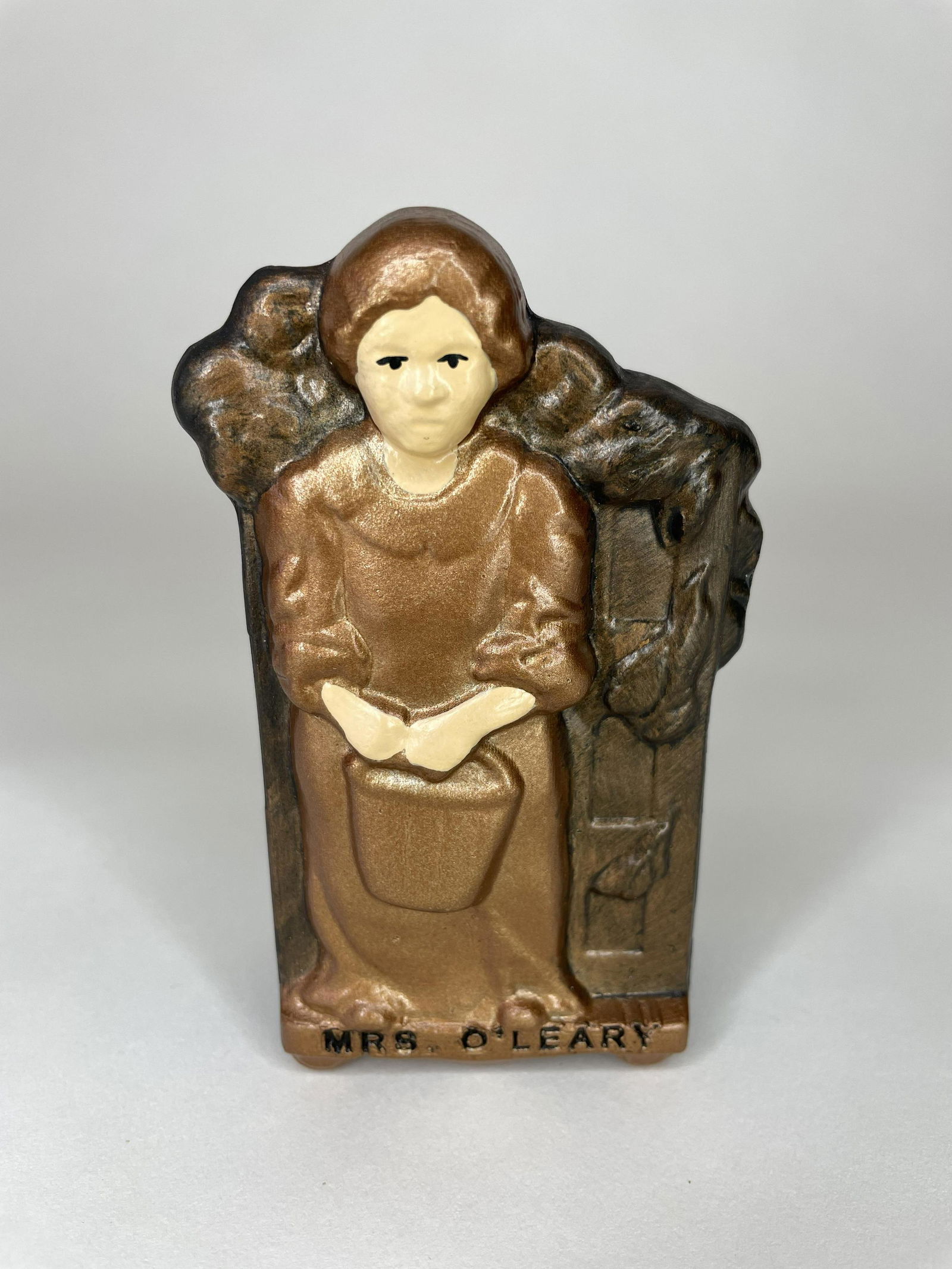 Mrs. O'leary Safe Cast Iron Still Bank (1 of 2)