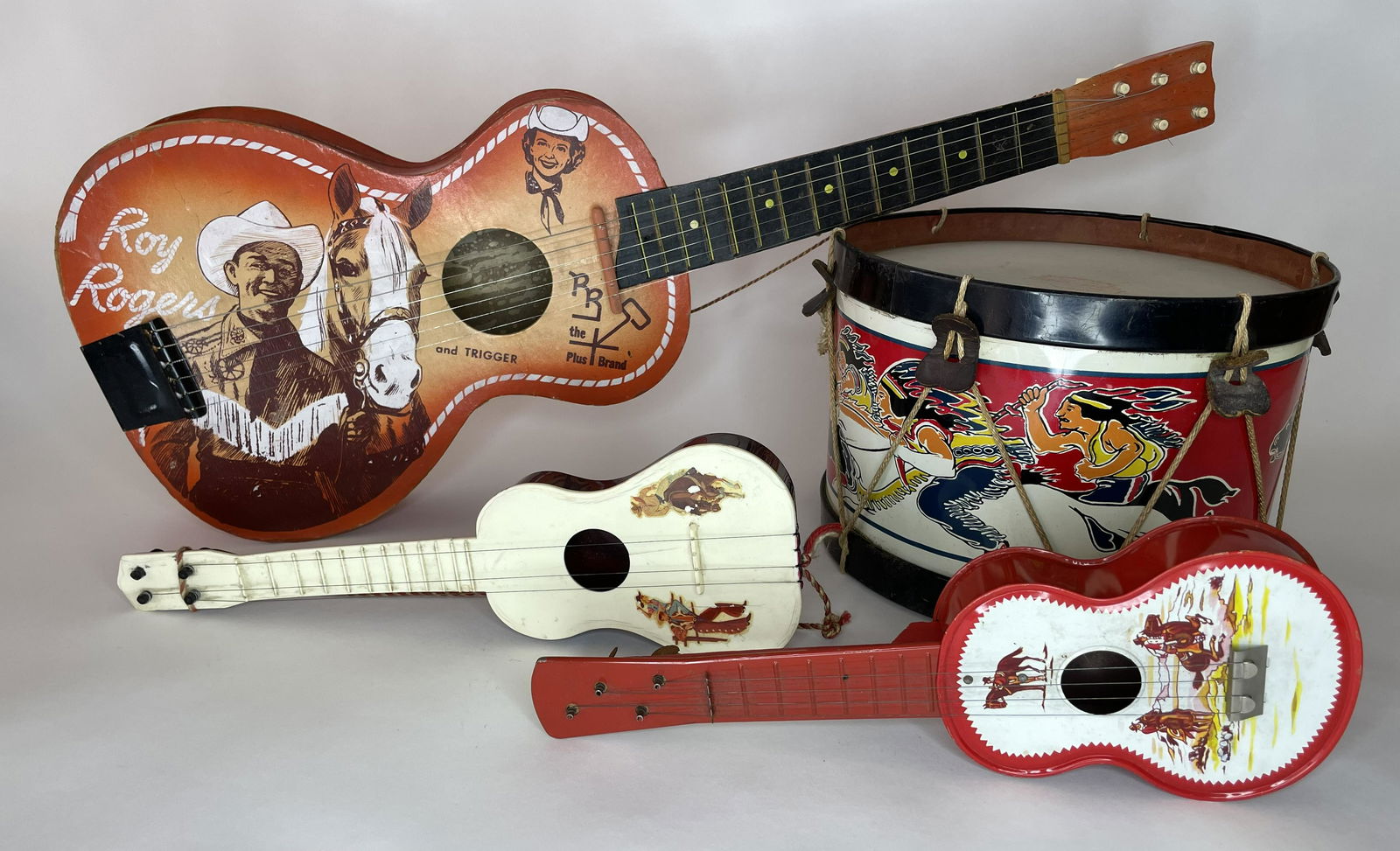 Musical Instrument Lot - Guitars and Drum (1 of 3)