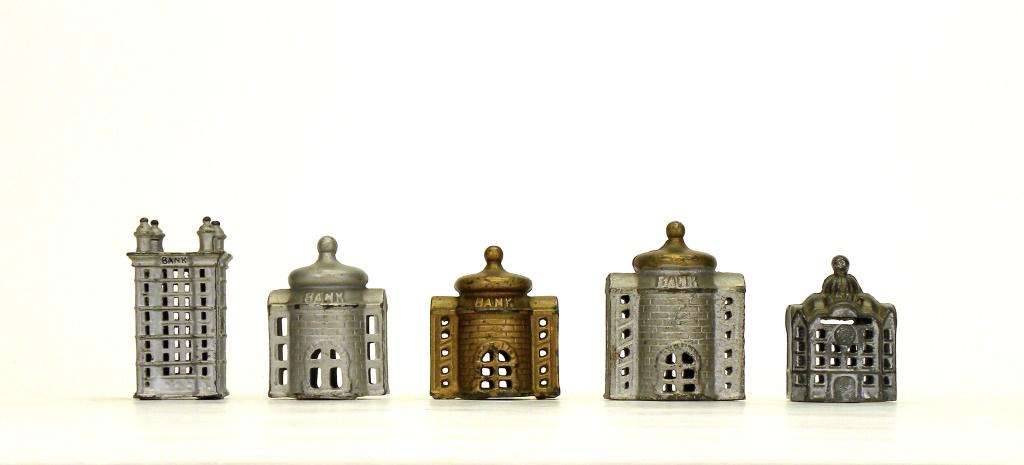 Assorted City Building Banks (1 of 6)