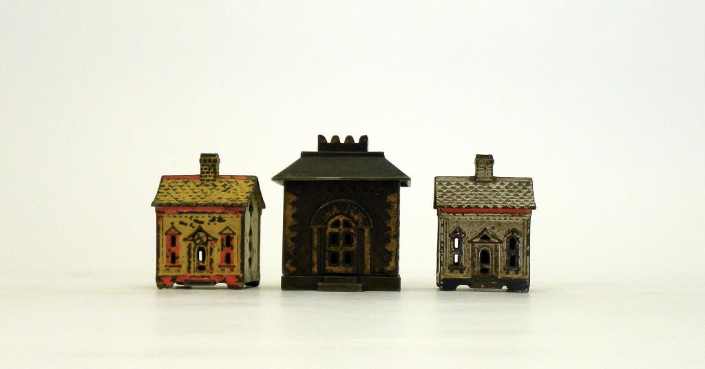 Three Iron Building Banks (1 of 6)