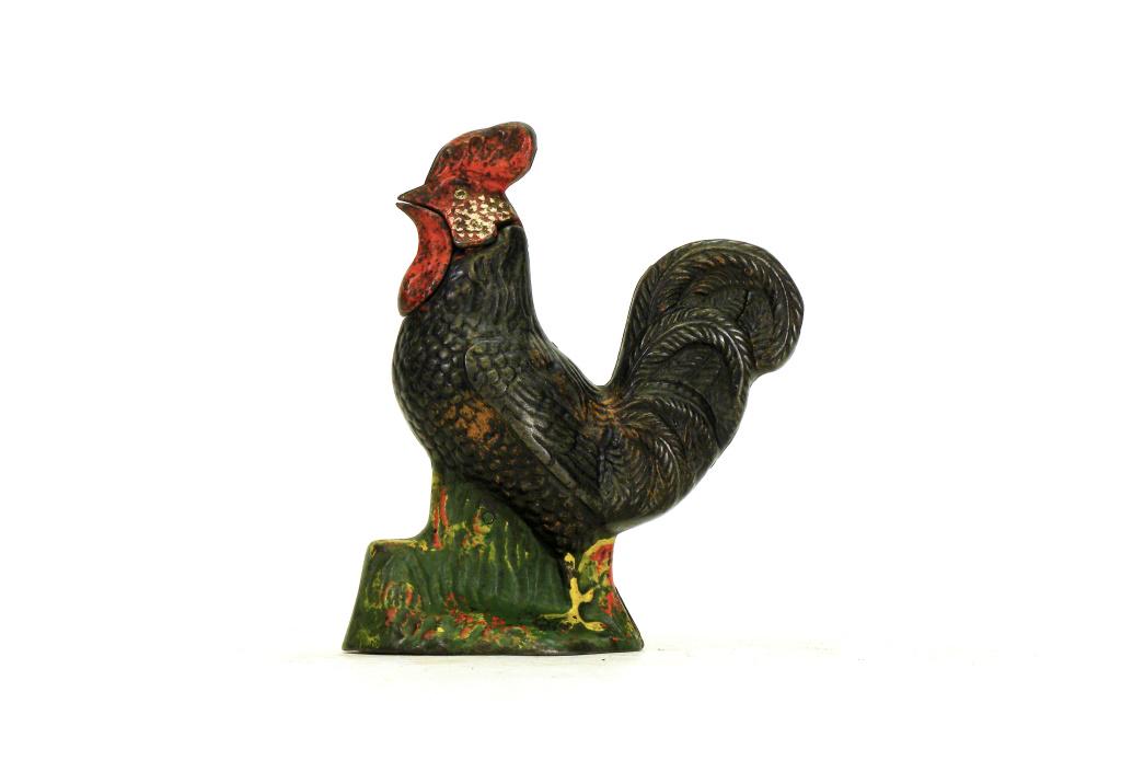 Rooster Iron Mechanical Bank (1 of 6)