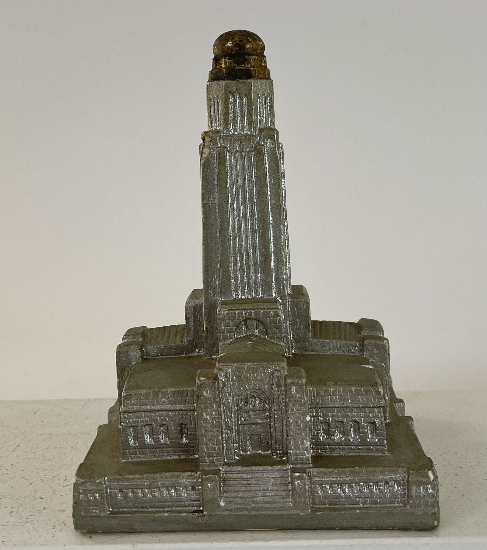 Early Skyscraper (Chalk): American - 1930's - 6 1/2" Tall. Very Fine Condition.