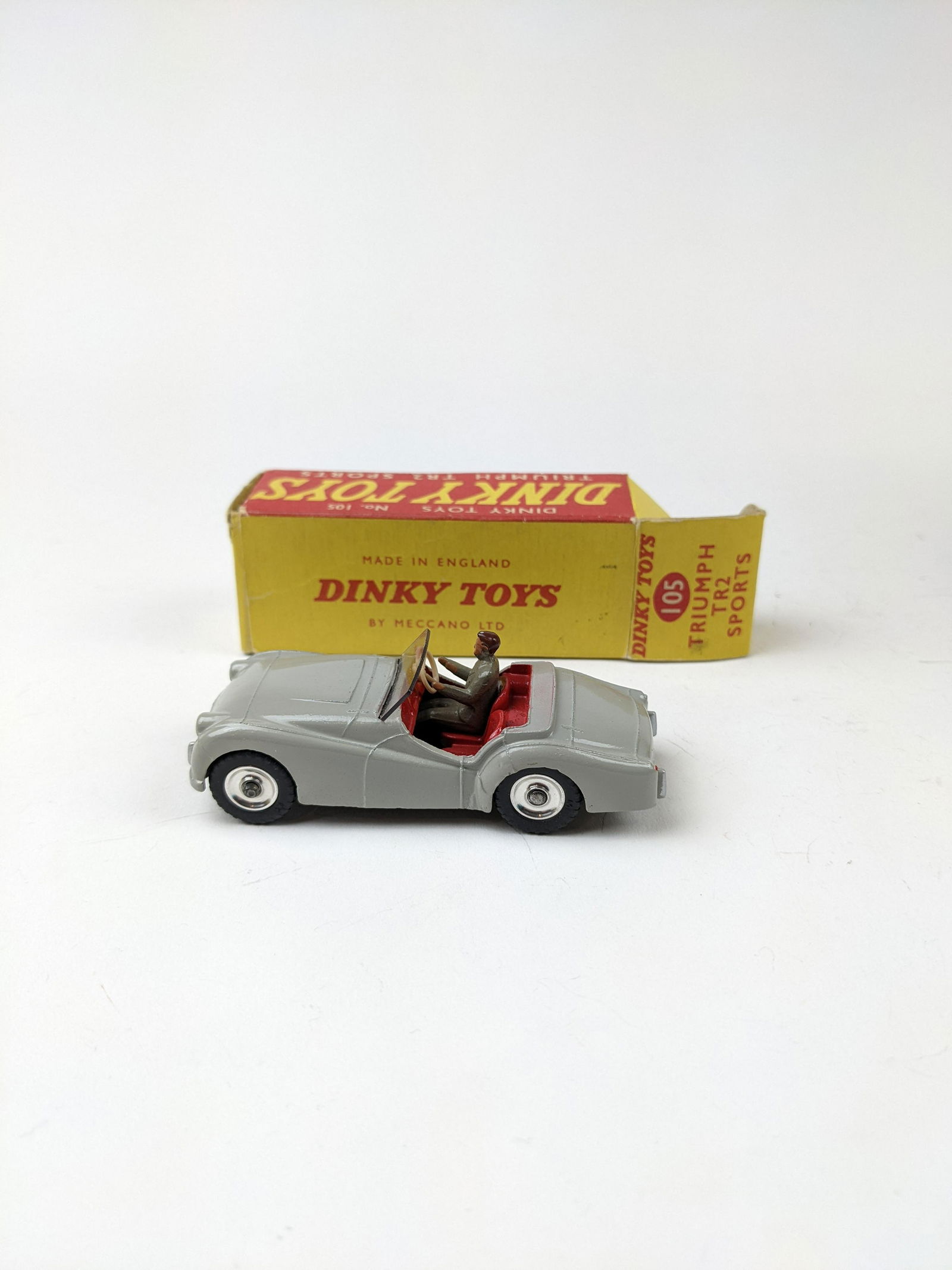 Dinky 105 Triumph TR2 (1 of 1)