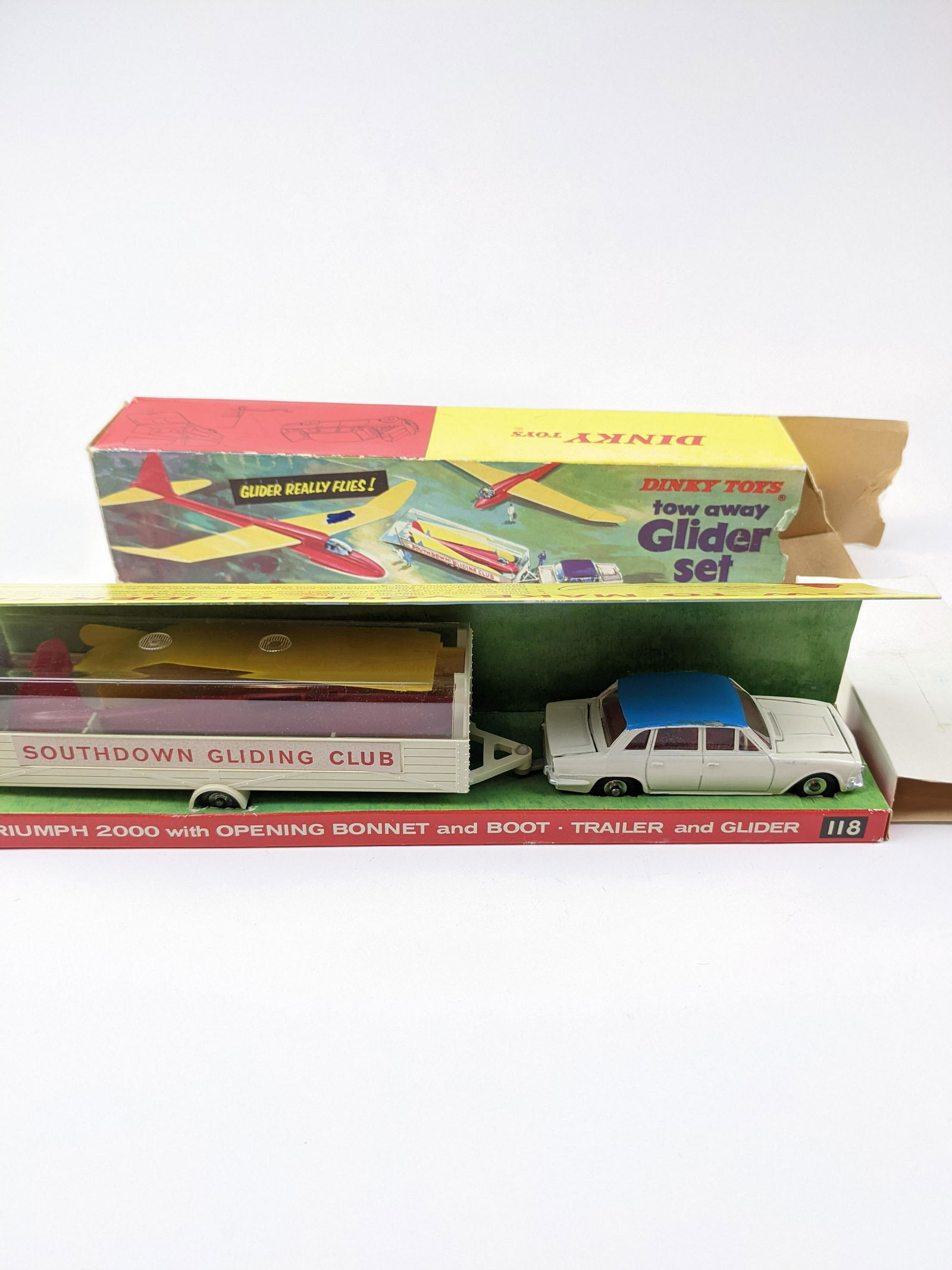 Dinky 118 Tow Away Glider Set (1 of 1)
