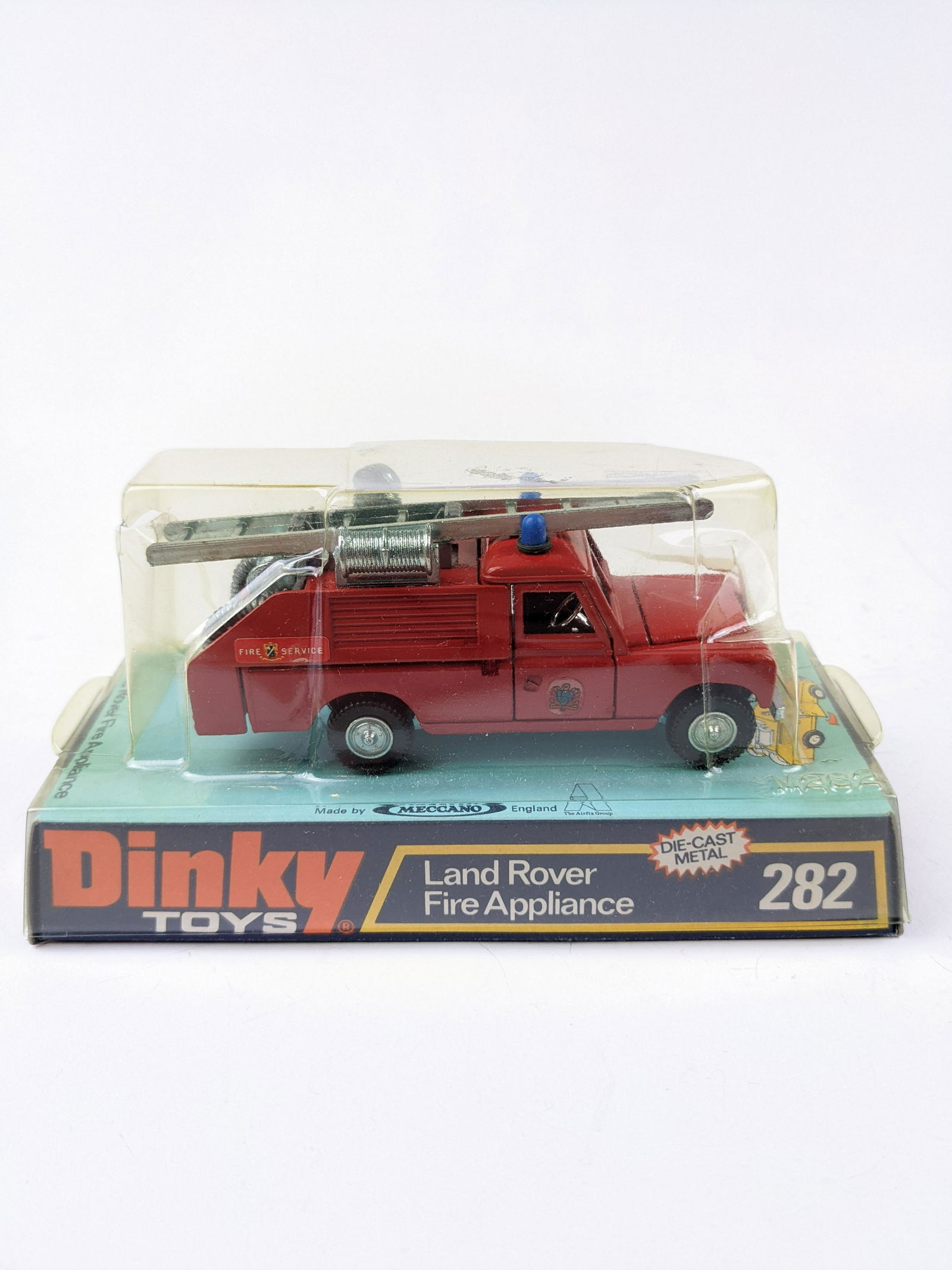 Dinky 282 Land Rover Fire Ambulance Commercial (1 of 1)