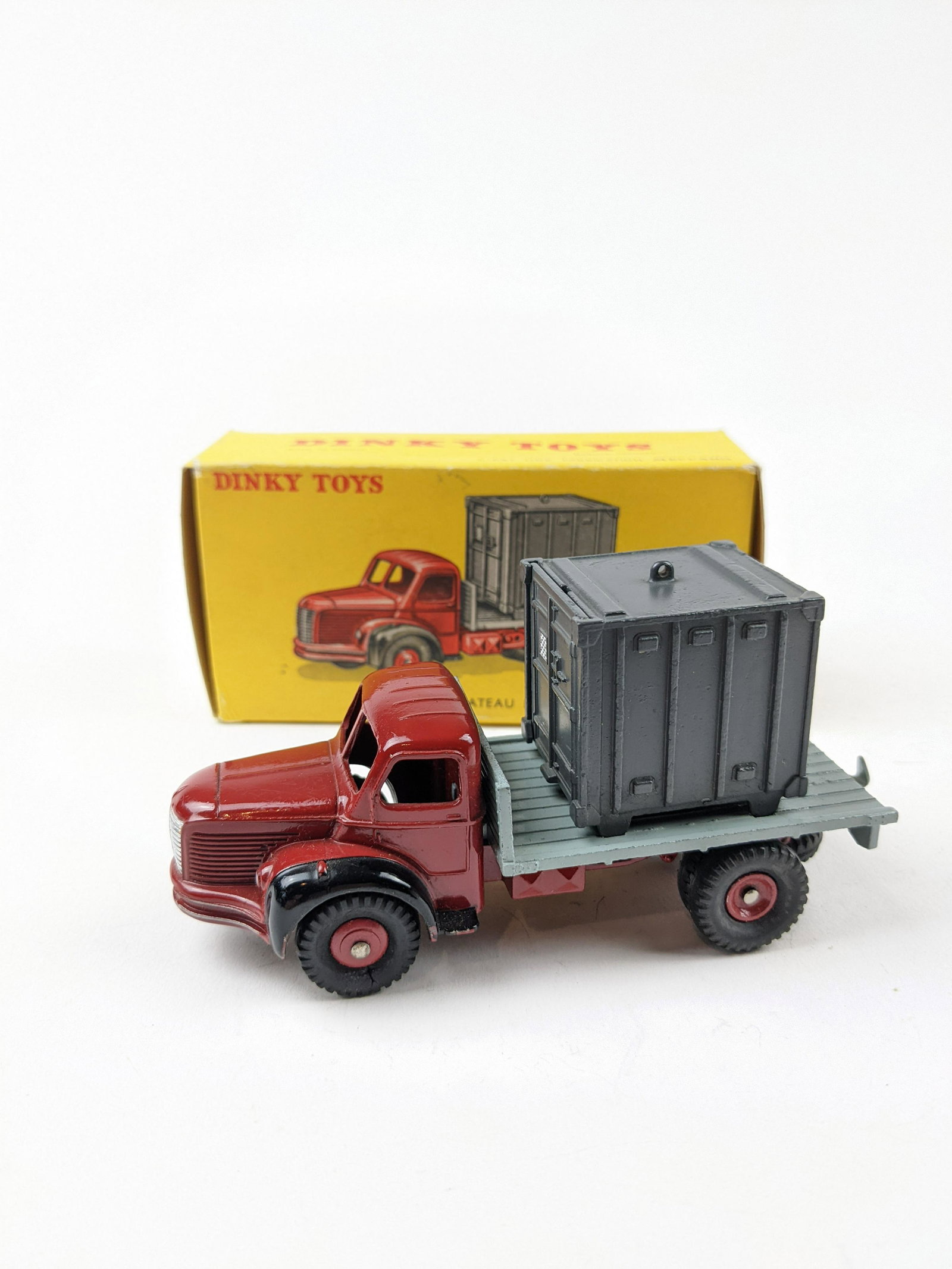 Dinky French 34B Berliet Container Truck: 1 Piece Condition Excellent Box Very Good