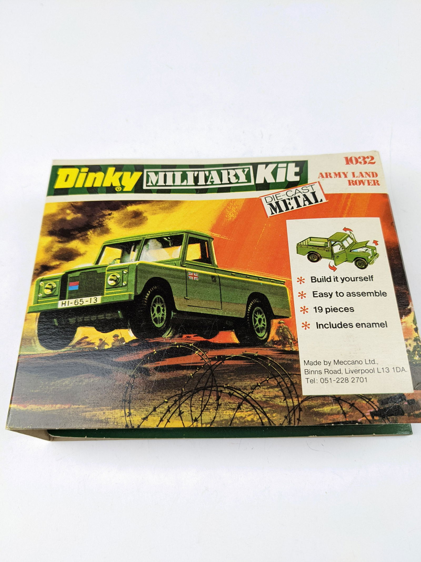 Dinky Kit 1032 Army Land Rover (1 of 1)