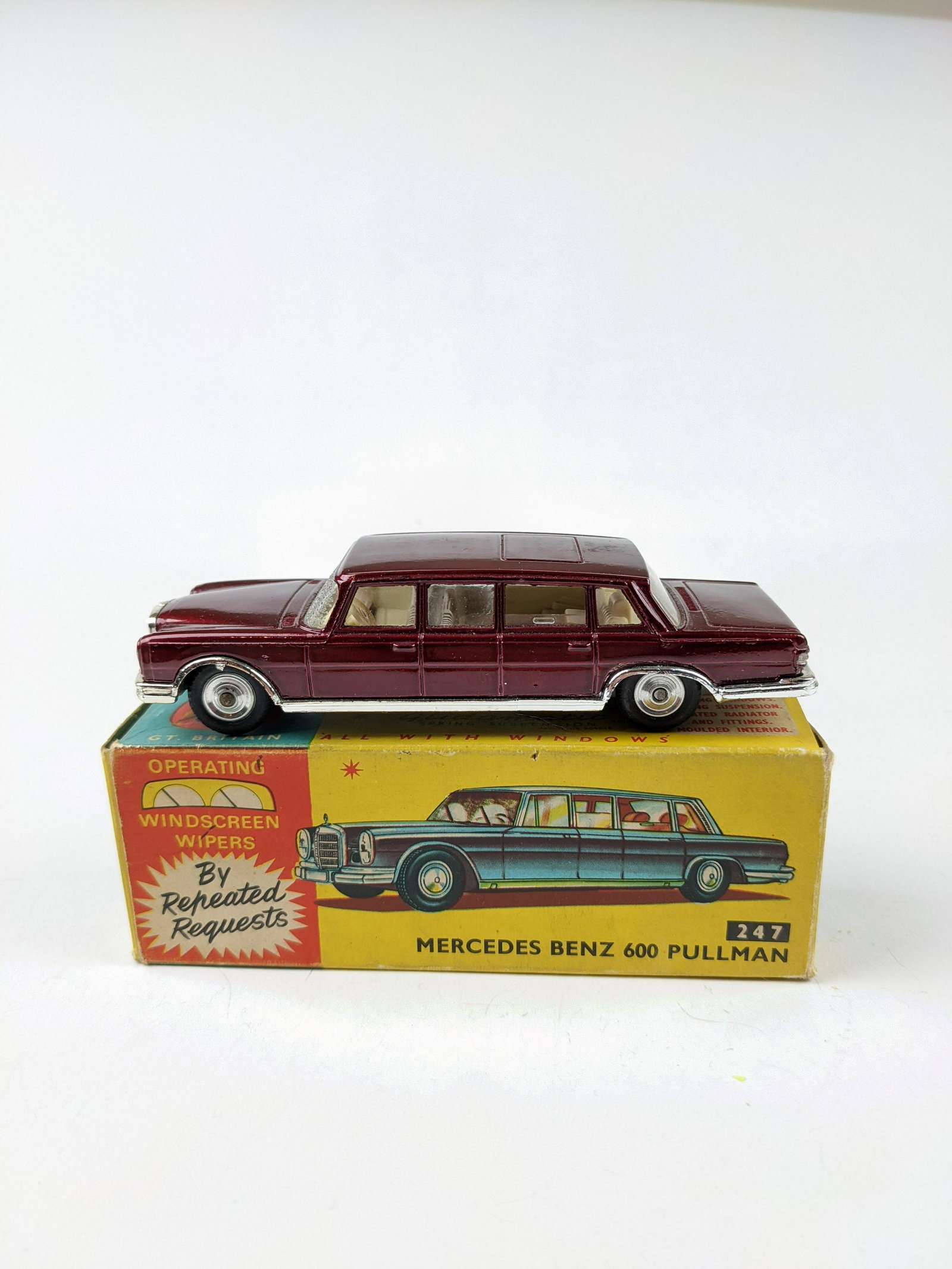 Corgi 247 Mercedes-Benz 600 Pullman: 1 Piece Condition Very Good Box Good