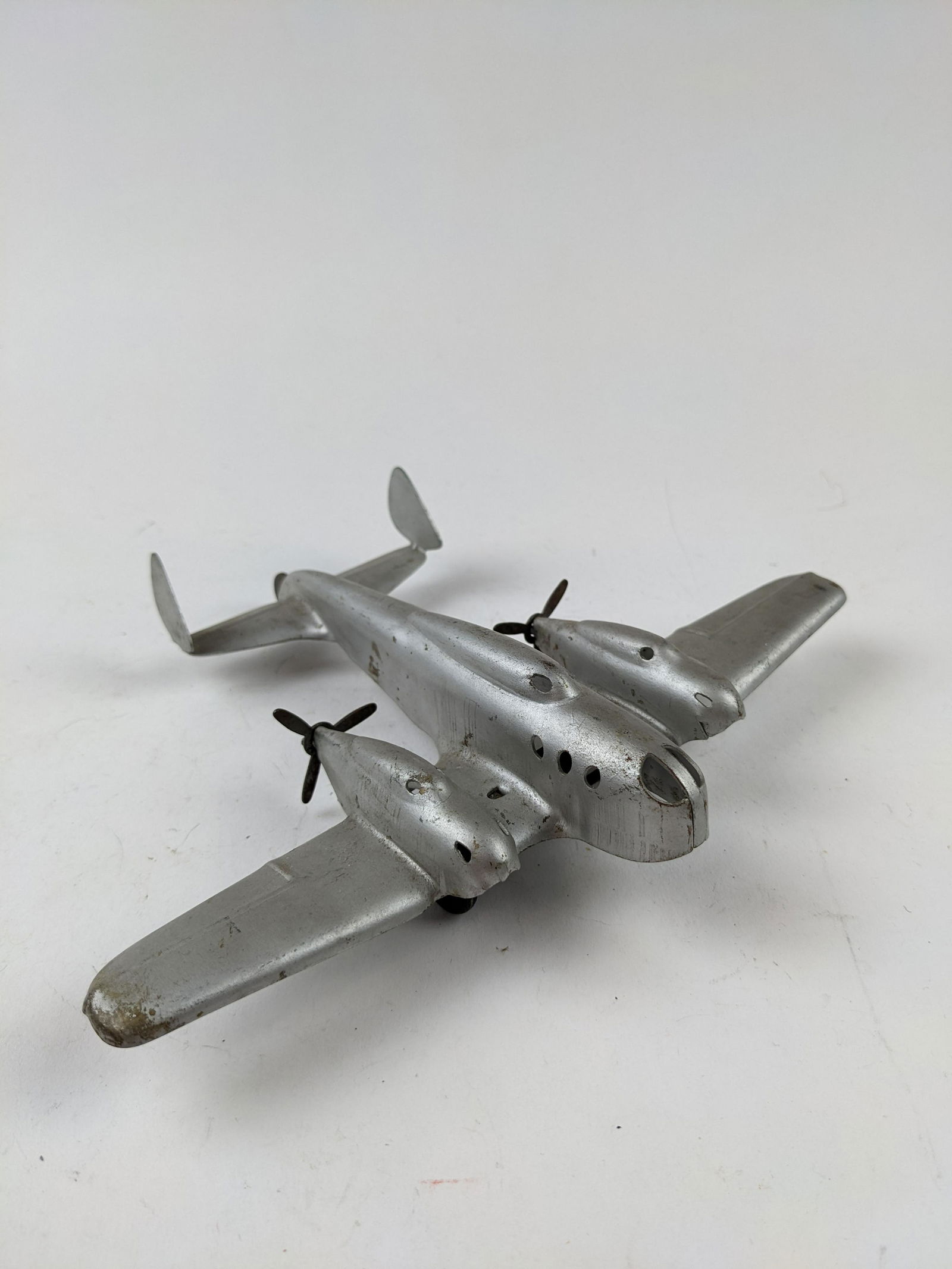 Steelcraft Twin Prop Plane: 1 Piece Condition Very Good No Box