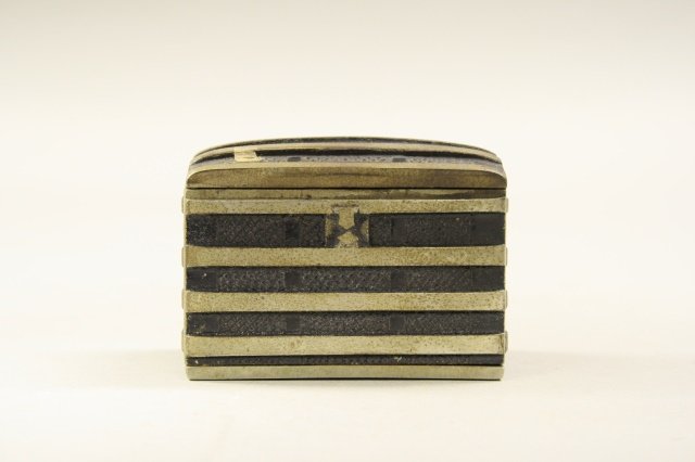 Trunk Bank: Trunk Bank, American, circa 1890's. The bank is 3.5" long and made of cast iron. The bank is in excellent condition.