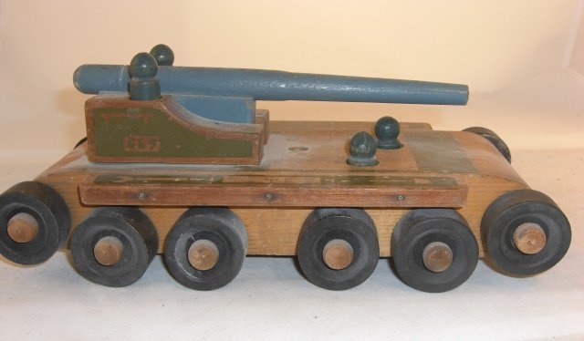 HOLGATE WOOD MOBILE ARTILLERY: #669, 11" long; condition good