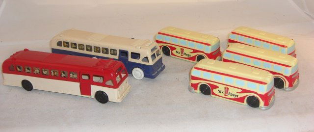 6 PLASTIC BUSES (1 of 1)