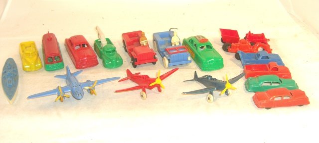 17 PLASTIC VEHICLES (1 of 1)